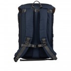 Rucksack Colorado Small Accents Series Volumen 15 Liter Navy Orange, Farbe: blau/petrol, Marke: Doughnut, EAN: 4895222502571, Abmessungen in cm: 28x40x13.5, Bild 3 von 11