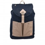 Rucksack Montana Größe 17 Liter Nautical Almond, Farbe: blau/petrol, Marke: Doughnut, EAN: 4895222500959, Abmessungen in cm: 28.5x40x14.5, Bild 1 von 3