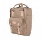 Rucksack Macaroon Volumen 16 Liter Almond, Farbe: beige, Marke: Doughnut, EAN: 4895222500911, Abmessungen in cm: 28x38x11, Bild 2 von 7