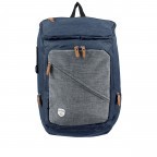 Rucksack Wodz FU51-1198 Shadow Blue Grey, Farbe: blau/petrol, Marke: Blackbeat, EAN: 8719956128455, Bild 1 von 7