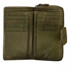 Geldbörse Anchor-Love Linn B3.0646 Olive Green, Farbe: grün/oliv, Marke: Harbour 2nd, EAN: 4046478041707, Abmessungen in cm: 16x10x3, Bild 2 von 4