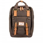 Rucksack Macaroon Volumen 16 Liter Espresso, Farbe: braun, Marke: Doughnut, EAN: 4897065900699, Abmessungen in cm: 28x38x11, Bild 1 von 7