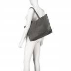 Shopper Dollaro Dunkelgrau, Farbe: grau, Marke: Hausfelder Manufaktur, EAN: 4065646003859, Abmessungen in cm: 38x31.5x12, Bild 4 von 5