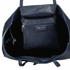Shopper Dollaro Blau, Farbe: blau/petrol, Marke: Hausfelder Manufaktur, EAN: 4065646003866, Abmessungen in cm: 38x31.5x12, Bild 5 von 5