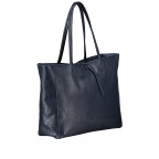 Shopper Dollaro Blau, Farbe: blau/petrol, Marke: Hausfelder Manufaktur, EAN: 4065646003866, Abmessungen in cm: 38x31.5x12, Bild 2 von 5