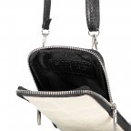 Handytasche Croco mit Schulterriemen Beige, Farbe: beige, Marke: Hausfelder Manufaktur, Abmessungen in cm: 11x17.5x2, Bild 4 von 4