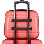 Kosmetikkoffer ABS13 Shiny Rose, Farbe: rosa/pink, Marke: Franky, EAN: 4251672721243, Abmessungen in cm: 36x32x18, Bild 9 von 9