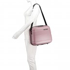 Kosmetikkoffer ABS13 Shiny Rose, Farbe: rosa/pink, Marke: Franky, EAN: 4251672721243, Abmessungen in cm: 36x32x18, Bild 4 von 9