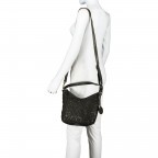 Beuteltasche Soft-Weaving Mila B3.6306 Metallic Graphit, Farbe: anthrazit, Marke: Harbour 2nd, EAN: 4046478041080, Abmessungen in cm: 33x25x12, Bild 7 von 10