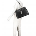 Handtasche Divina Nero, Farbe: schwarz, Marke: Valentino Bags, EAN: 8052790167489, Abmessungen in cm: 37.5x27.5x14, Bild 4 von 6