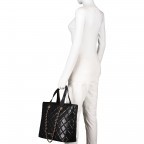 Handtasche Ocarina Nero, Farbe: schwarz, Marke: Valentino Bags, EAN: 8052790908594, Abmessungen in cm: 35x30x15, Bild 6 von 8