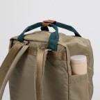 Rucksack Macaroon Glossy Blocking Series Volumen 16 Liter Charcoal Olive, Farbe: grau, Marke: Doughnut, EAN: 4895222503004, Abmessungen in cm: 28x38x11, Bild 11 von 13
