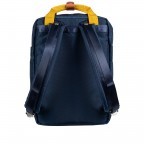Rucksack Macaroon Glossy Blocking Series Volumen 16 Liter Navy Khaki, Farbe: blau/petrol, Marke: Doughnut, EAN: 4895222503028, Abmessungen in cm: 28x38x11, Bild 3 von 13