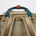 Rucksack Macaroon Glossy Blocking Series Volumen 16 Liter Navy Khaki, Farbe: blau/petrol, Marke: Doughnut, EAN: 4895222503028, Abmessungen in cm: 28x38x11, Bild 13 von 13