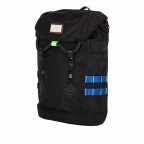 Rucksack Colorado Small Glossy Blocking Series Volumen 15 Liter Black Neon, Farbe: schwarz, Marke: Doughnut, EAN: 4895222503318, Abmessungen in cm: 28x40x13.5, Bild 2 von 5