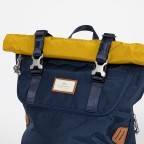 Rucksack Christopher Glossy Blocking Series Volumen 18 Liter Charcoal Grassy, Farbe: grau, Marke: Doughnut, EAN: 4895222503165, Abmessungen in cm: 32x45x13, Bild 7 von 12