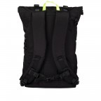 Rucksack Christopher Glossy Blocking Series Volumen 18 Liter Black Neon, Farbe: schwarz, Marke: Doughnut, EAN: 4895222503196, Abmessungen in cm: 32x45x13, Bild 3 von 13