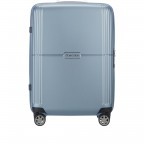 Koffer Orfeo Spinner 55 Sky Silver, Farbe: blau/petrol, Marke: Samsonite, EAN: 5414847812590, Abmessungen in cm: 40x55x20, Bild 6 von 12
