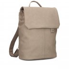 Rucksack Mademoiselle MR13 Nubuk Cappuccino, Farbe: braun, Marke: Zwei, EAN: 4250257935587, Abmessungen in cm: 34.5x37x12, Bild 2 von 6