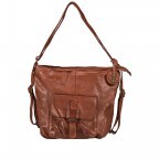 Beuteltasche / Rucksack Smooth-Plain Lola B3.9104 Charming Cognac, Farbe: cognac, Marke: Harbour 2nd, EAN: 4046478039308, Abmessungen in cm: 32x37x7, Bild 1 von 6