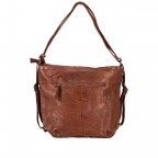 Beuteltasche / Rucksack Smooth-Plain Lola B3.9104 Charming Cognac, Farbe: cognac, Marke: Harbour 2nd, EAN: 4046478039308, Abmessungen in cm: 32x37x7, Bild 3 von 6