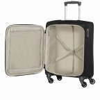 Koffer Anafi Spinner 55 Black, Farbe: schwarz, Marke: Samsonite, EAN: 5400520003720, Abmessungen in cm: 40x55x20, Bild 6 von 12