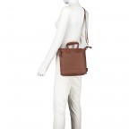 Rucksack Bergen X-Change Mini Bordo, Farbe: rot/weinrot, Marke: Jost, Abmessungen in cm: 22x25x8, Bild 6 von 9