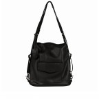 Rucksack Just Jackie Rucksack-Taschen-Kombi Black, Farbe: schwarz, Marke: Burkely, EAN: 8717128099824, Abmessungen in cm: 32x33x12, Bild 1 von 7