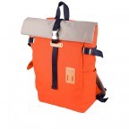 Rucksack Norikura Rolltop Orange, Farbe: orange, Marke: Harvest Label, EAN: 4260594131153, Abmessungen in cm: 26x40x13, Bild 2 von 9