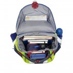 Schulranzen Sunny Set 4-teilig Super Knights, Farbe: blau/petrol, Marke: Scout, EAN: 4007953411262, Abmessungen in cm: 30x39x20, Bild 5 von 10