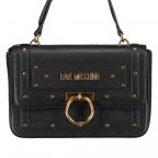 Umhängetasche Borsa Grained Schwarz, Farbe: schwarz, Marke: Love Moschino, EAN: 8054406680504, Abmessungen in cm: 28.5x19x6, Bild 1 von 8