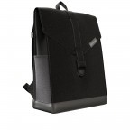 Rucksack AS02 einfarbig mit Laptopfach 15,6 Zoll Beautyful Black, Farbe: schwarz, Marke: Bold Banana, EAN: 8719874694797, Abmessungen in cm: 31x40x12, Bild 2 von 7