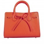 Handtasche Dollaro Koralle, Farbe: orange, Marke: Hausfelder Manufaktur, EAN: 4065646003507, Abmessungen in cm: 28.5x21x12, Bild 1 von 8