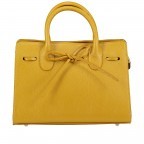 Handtasche Dollaro Gelb, Farbe: gelb, Marke: Hausfelder Manufaktur, EAN: 4065646003453, Abmessungen in cm: 28.5x21x12, Bild 1 von 8