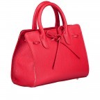 Handtasche Dollaro Rot, Farbe: rot/weinrot, Marke: Hausfelder Manufaktur, EAN: 4065646003514, Abmessungen in cm: 28.5x21x12, Bild 2 von 8