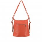 Rucksack / Umhängetasche Dollaro Koralle, Farbe: orange, Marke: Hausfelder Manufaktur, EAN: 4065646003064, Abmessungen in cm: 25x31x11, Bild 3 von 12