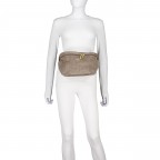 Umhängetasche Mademoiselle MH80 Cord, Farbe: grau, beige, Marke: Zwei, Abmessungen in cm: 40x17x9, Bild 6 von 7