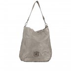 Beuteltasche Leder Grigio Perla, Farbe: grau, Marke: Campomaggi, EAN: 8054302535335, Abmessungen in cm: 40x40x7, Bild 3 von 9