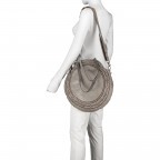 Handtasche Leder Grigio Perla, Farbe: grau, Marke: Campomaggi, EAN: 8054302535229, Bild 5 von 9