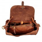 Umhängetasche Leder Cognac, Farbe: cognac, Marke: Campomaggi, EAN: 8054302558457, Abmessungen in cm: 26x15x10, Bild 9 von 15