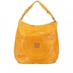 Beuteltasche Leder Giallo, Farbe: gelb, Marke: Campomaggi, EAN: 8054302570312, Abmessungen in cm: 40x40x7, Bild 3 von 8