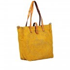 Shopper Canvas 1671-X011 Beige Giallo Stampa Oro, Farbe: gelb, Marke: Campomaggi, EAN: 8054302544399, Abmessungen in cm: 33x32x16, Bild 2 von 11