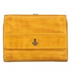 Geldbörse Anchor-Love Cherry B3.1915 mit Knipsverschluss Oriental Mustard, Farbe: gelb, Marke: Harbour 2nd, EAN: 4046478043220, Abmessungen in cm: 14.5x10.5x3.5, Bild 1 von 6