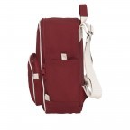 Rucksack Mela II Mini Burgunderrot, Farbe: rot/weinrot, Marke: Melawear, EAN: 4251296206713, Abmessungen in cm: 21x30x12, Bild 2 von 8
