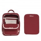 Rucksack Mela II Mini Burgunderrot, Farbe: rot/weinrot, Marke: Melawear, EAN: 4251296206713, Abmessungen in cm: 21x30x12, Bild 8 von 8