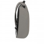 Rucksack Securipak Laptop Backpack 15.6 Zoll mit USB-Anschluss Cool Grey, Farbe: grau, Marke: Samsonite, EAN: 5400520023063, Abmessungen in cm: 30x44x16, Bild 3 von 14