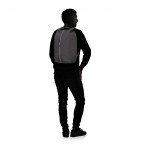 Rucksack Securipak Laptop Backpack 15.6 Zoll mit USB-Anschluss Black Steel, Farbe: schwarz, Marke: Samsonite, EAN: 5400520023094, Abmessungen in cm: 30x44x16, Bild 6 von 14