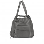 Rucksack / Beuteltasche Dunkelgrau, Farbe: grau, Marke: Hausfelder Manufaktur, EAN: 4065646003149, Abmessungen in cm: 29.5x32x14, Bild 10 von 10