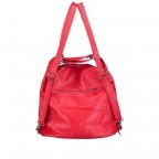 Rucksack / Beuteltasche Rot, Farbe: rot/weinrot, Marke: Hausfelder Manufaktur, EAN: 4065646003163, Abmessungen in cm: 29.5x32x14, Bild 5 von 10