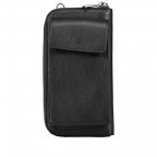 Handytasche mit Schulterriemen Koralle, Farbe: orange, Marke: Hausfelder Manufaktur, Abmessungen in cm: 11x20x5.5, Bild 10 von 10